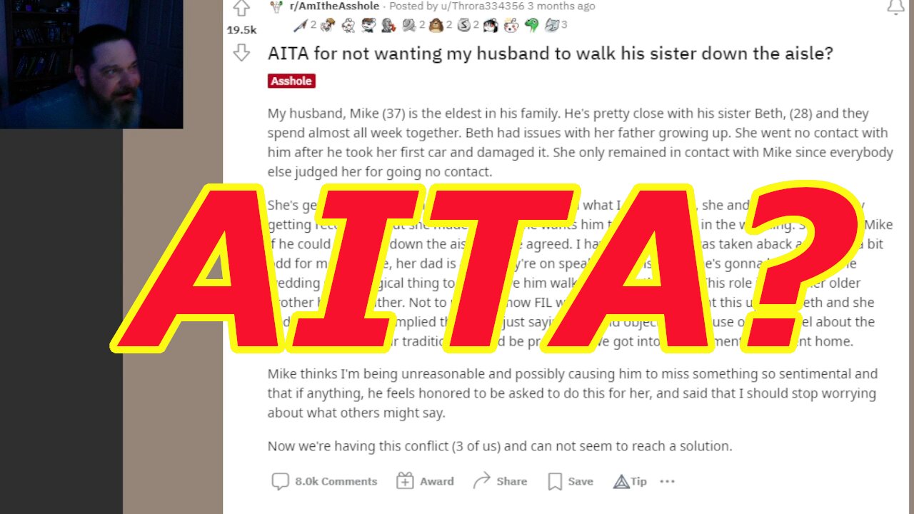 Answering the question AITA for redditors