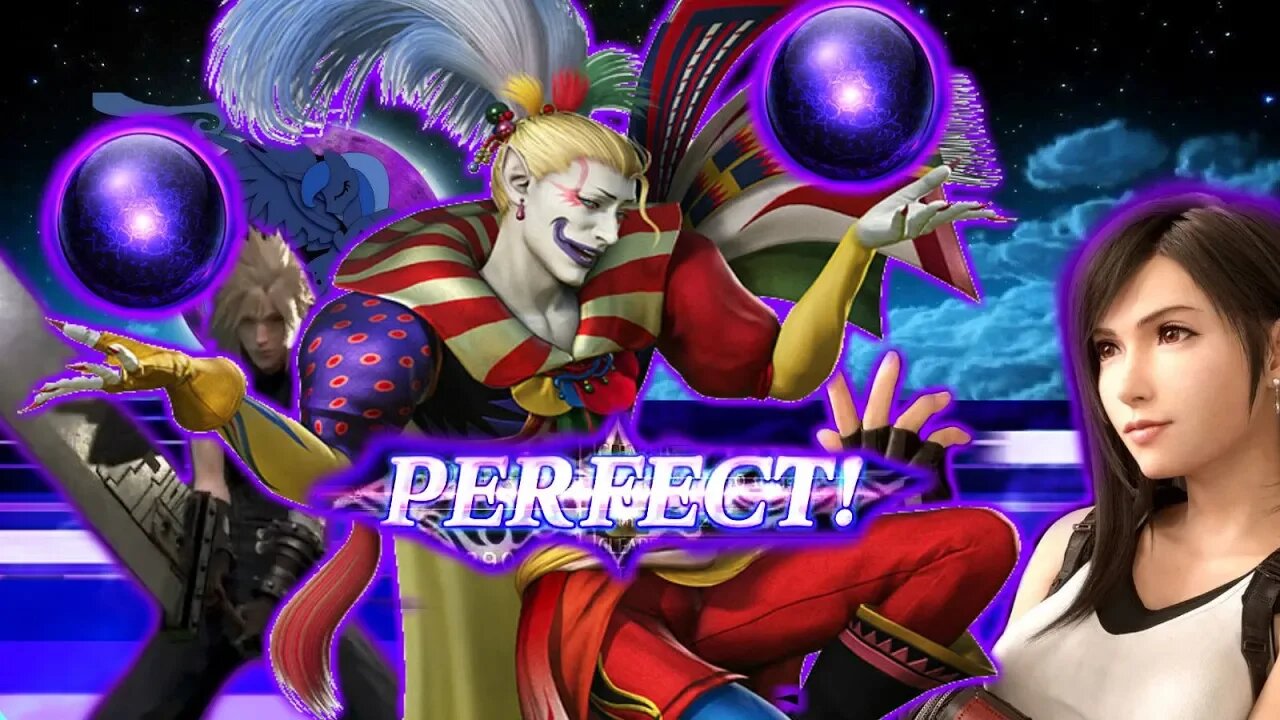 Kefka enters CRYSTAL ENCRUSTED CHELONIAN: PITCH / Final Fantasy: Dissidia Opera Omnia