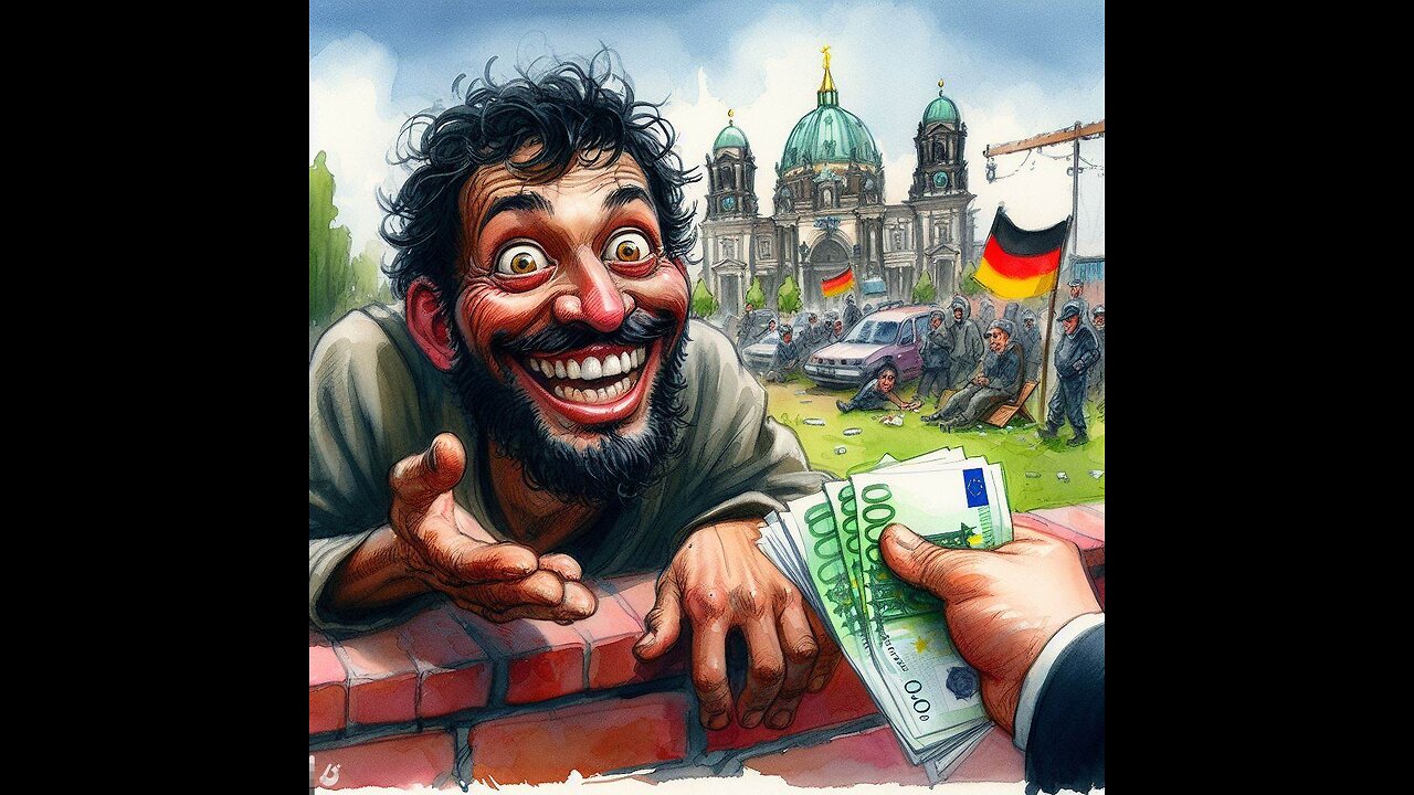 MONEY OVERLOAD! GERMAN ASYLUM SEEKERS MAKING BANK!