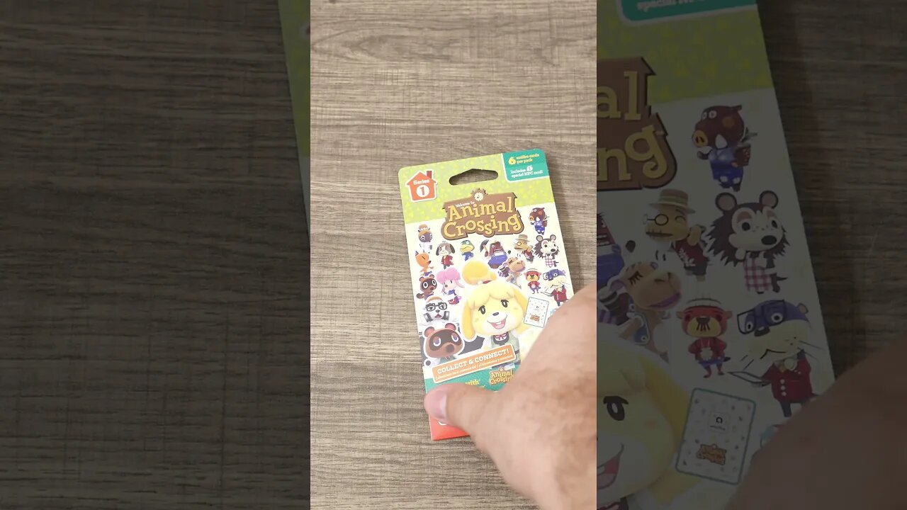 Animal Crossing Amiibo Cards Series 1 Unboxed! #SHORTS