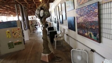 New video warehouse art gallery