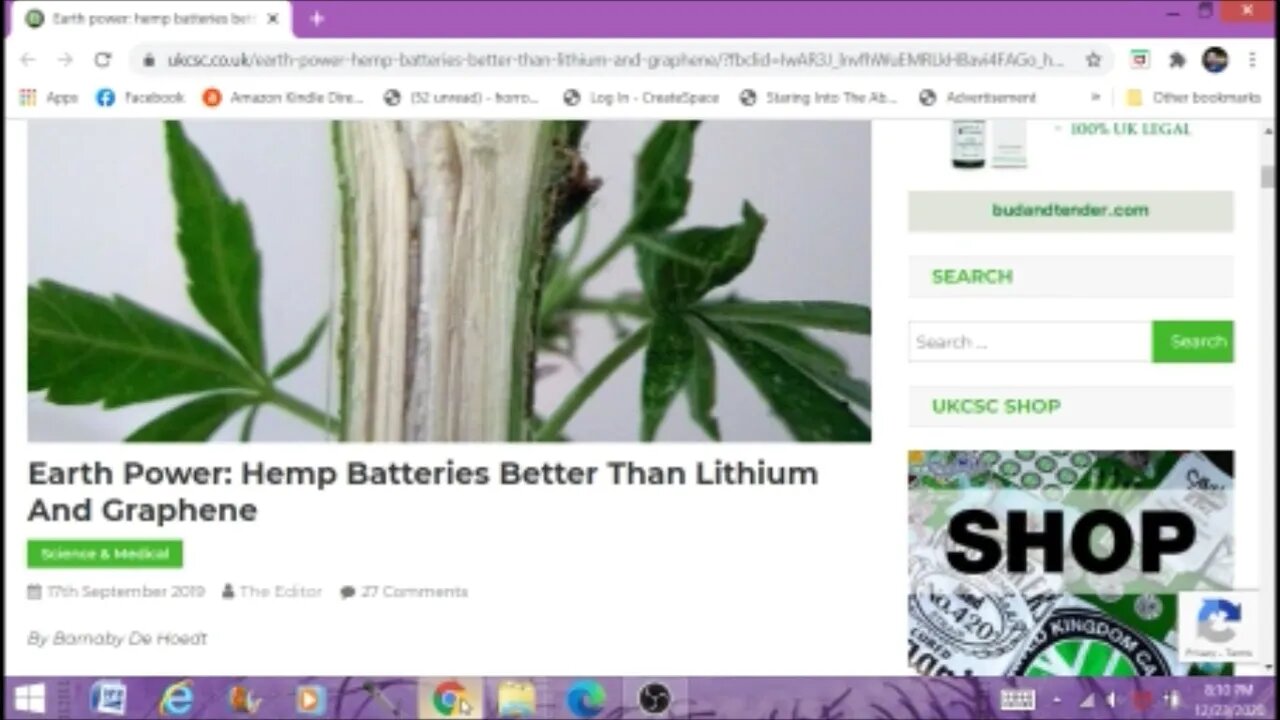 Hemp Batteries Are Better Than Lithium Or Graphene Paranormal News