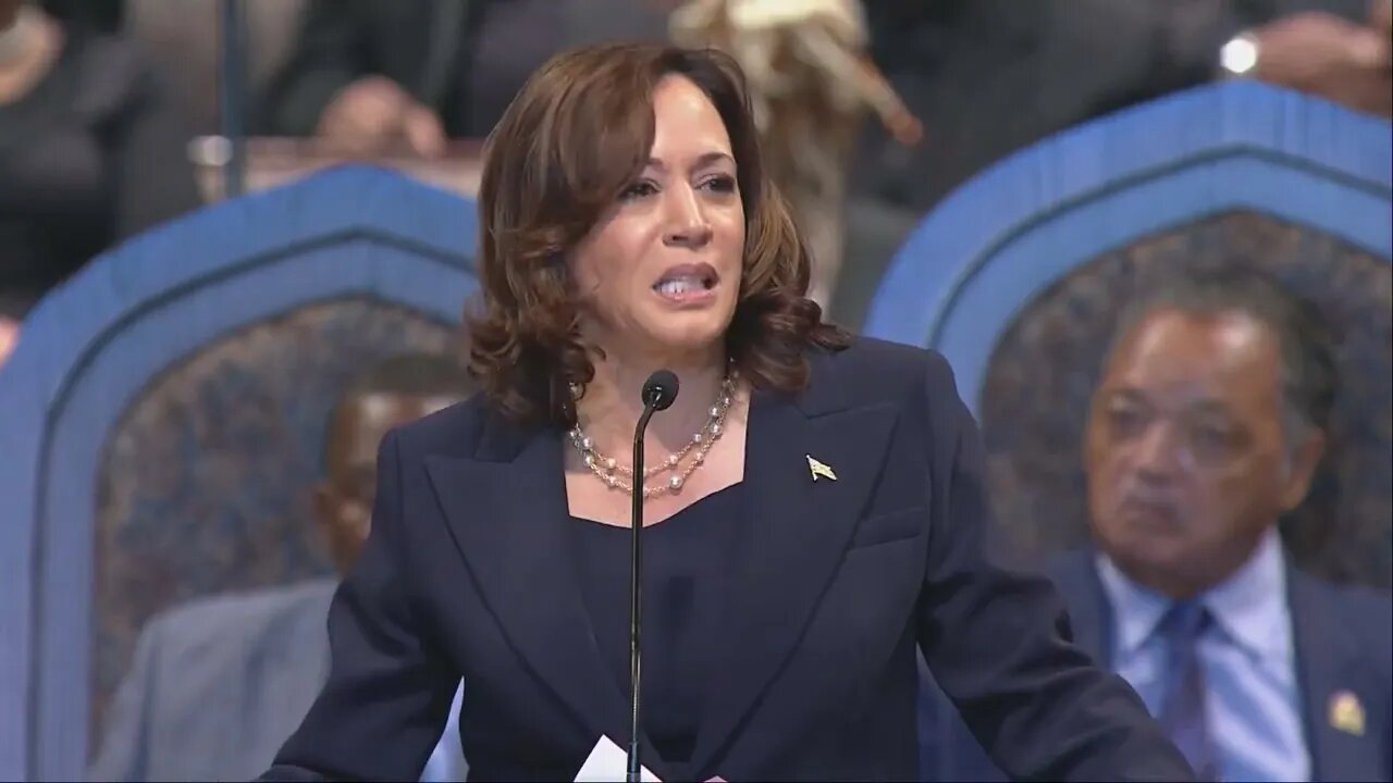 Kamala Harris Praises Jesse Jackson's "Vision To See What Can Be, Unburdened By What Has Been"