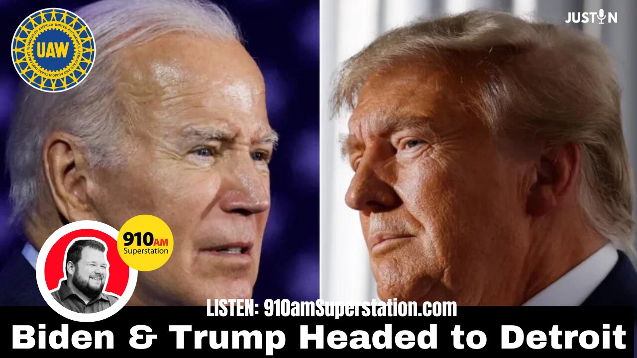 Biden and Trump Battle in Detroit