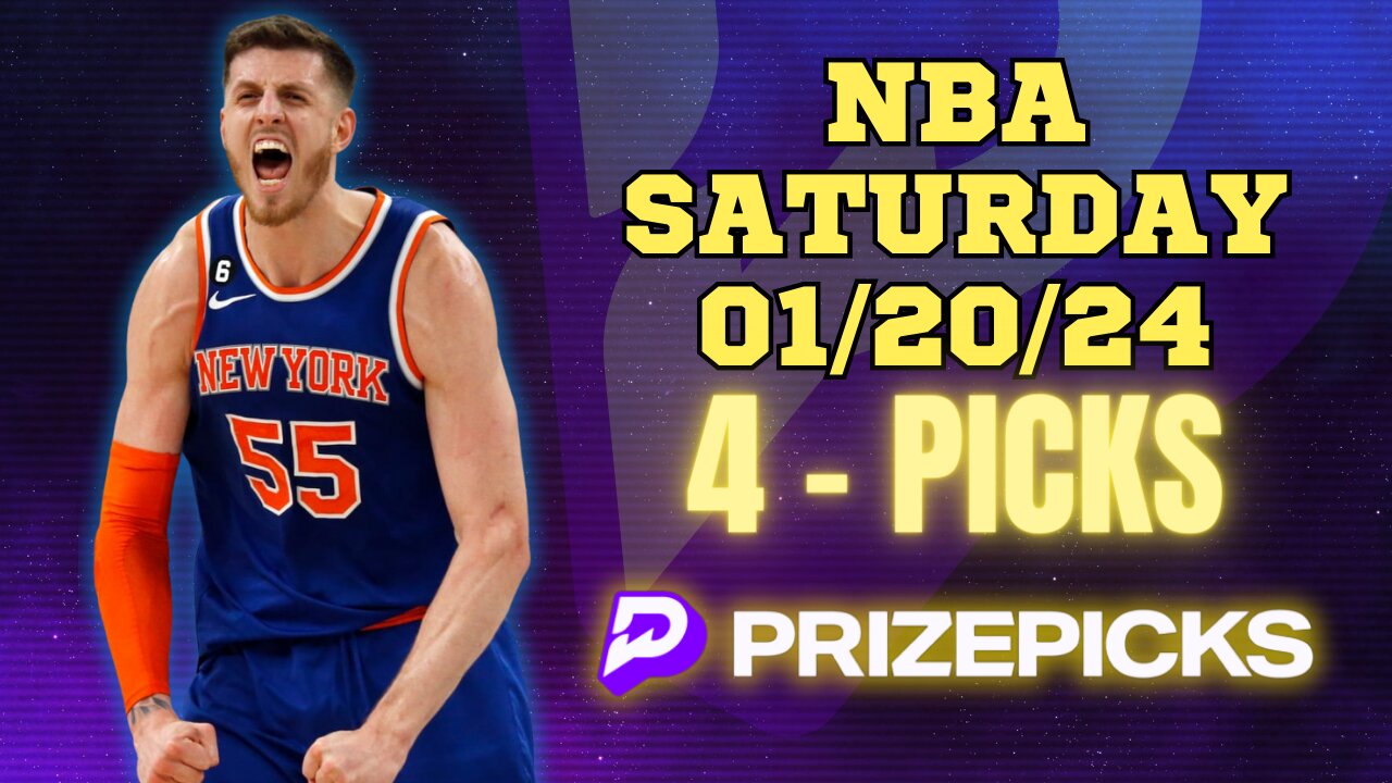 #PRIZEPICKS | BEST #NBA PLAYER PROPS FOR SATURDAY | 01/20/24 | BEST BETS | #BASKETBALL | TODAY