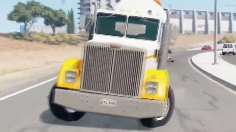 Simulator: Cars are racing in the rain, and countless cars are destroyed, causing huge car accidents