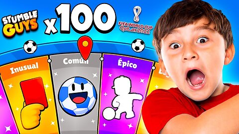 Le REGALO x100 RULETAS del MUNDIAL al NIÑO y así reacciona...