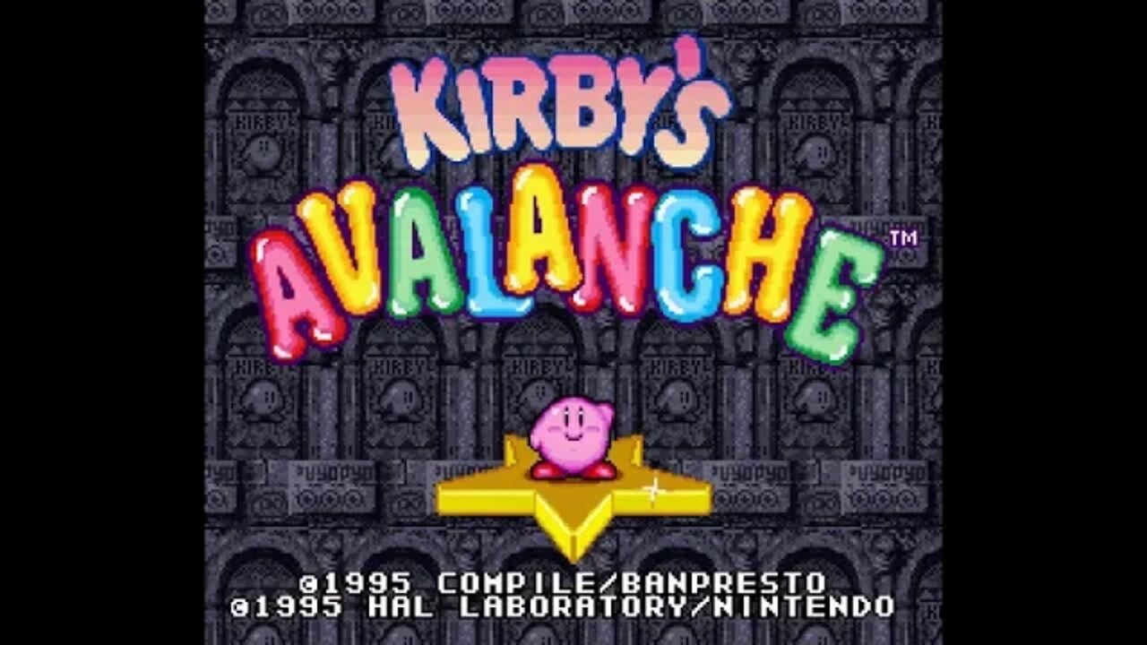 Kirby's Avalanche - Unused Song (snes ost) / Kirby's Ghost Trap