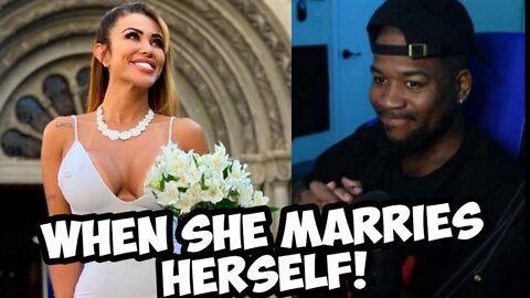 SHE MARRIES HERSELF CUZ SHE'S DONE WITH MEN, BUT..