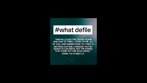 what defile #bibleverse #bibleverseoftheday♥️💚💙💜🧡💛 #biblia #biblebuild