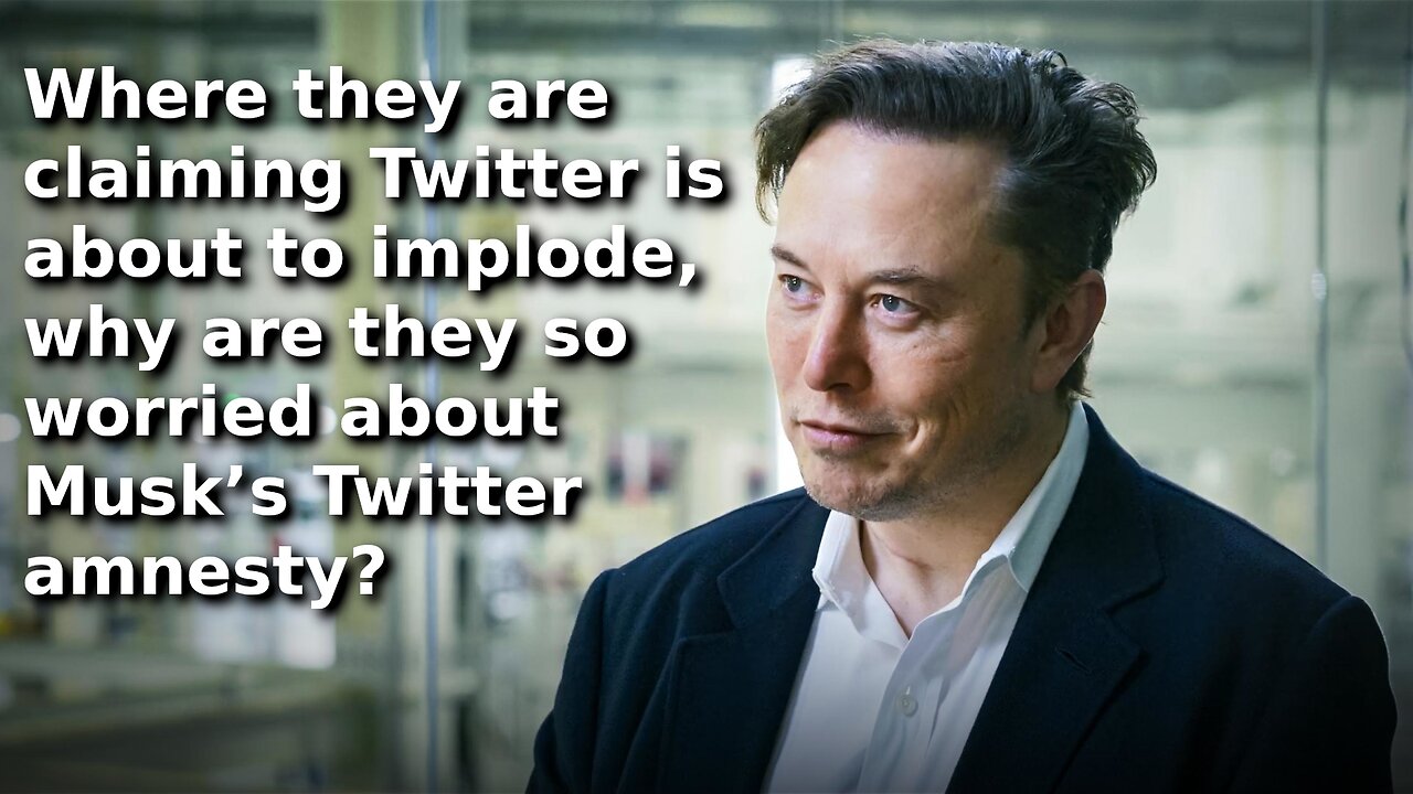 Musk’s Twitter Amnesty Will Supposedly Cause a Rise in Hate Speech, Harassment and Misinformation 🤣