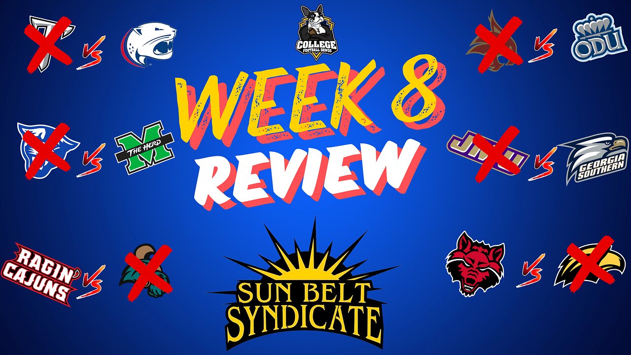 Sun Belt Week 8 Review Show!