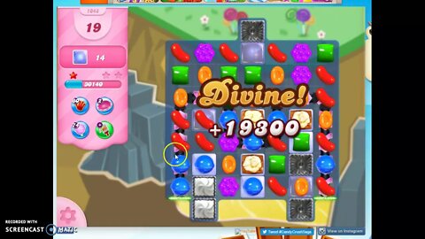 Candy Crush Level 1048 Audio Talkthrough, 2 Stars 0 Boosters
