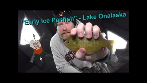 Lake Onalaska FIRST ICE Panfish! | Wisconsin Ice Fishing