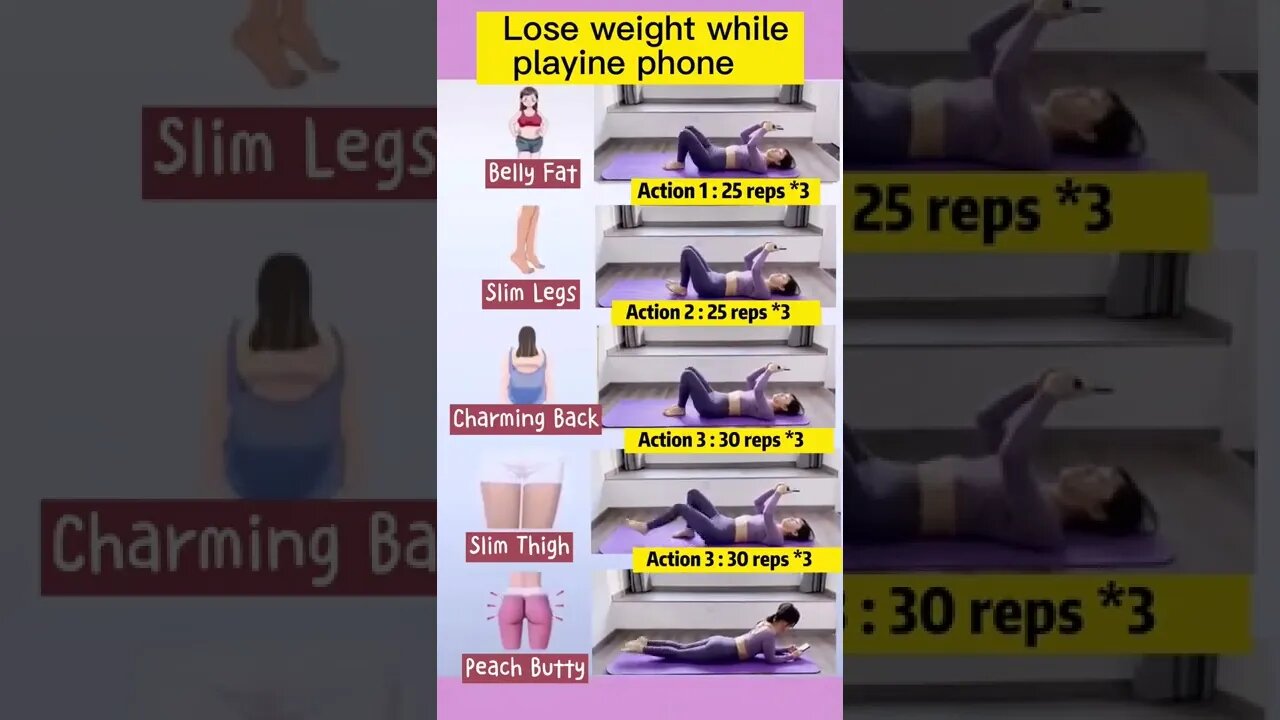 USE THIS EXERCISES TO LOSE WEIGHT - MOTIVATION GYM - Compiled Tiktok #Shorts
