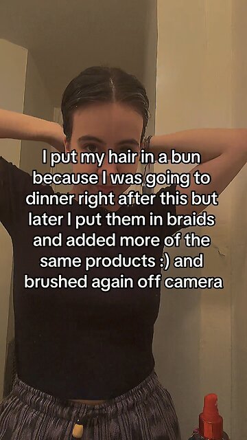 Do my hair care routine wirh me :) #curlyhair #wavyhair #braids #haircare #haircareroutine #slay