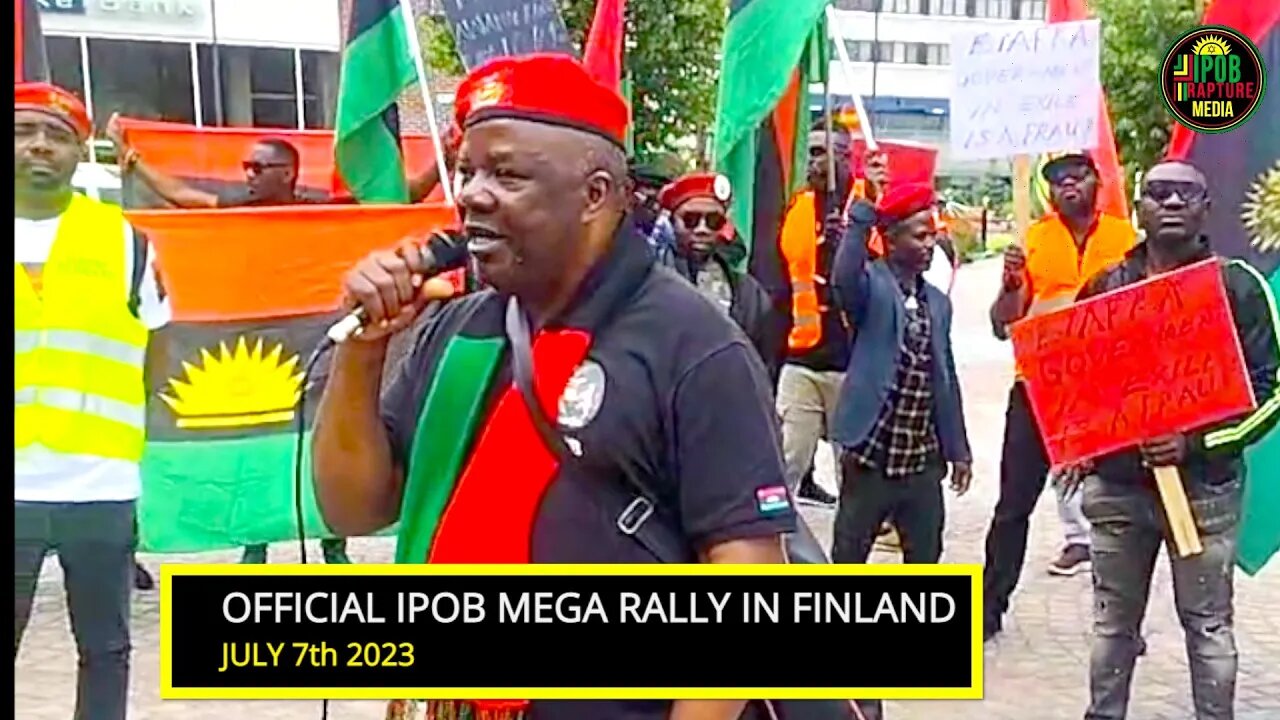 Ipob Mega Rally In Finland | July 7, 2023