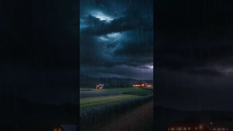 Rain, Thunder & Lightning for Sleeping | White Noise