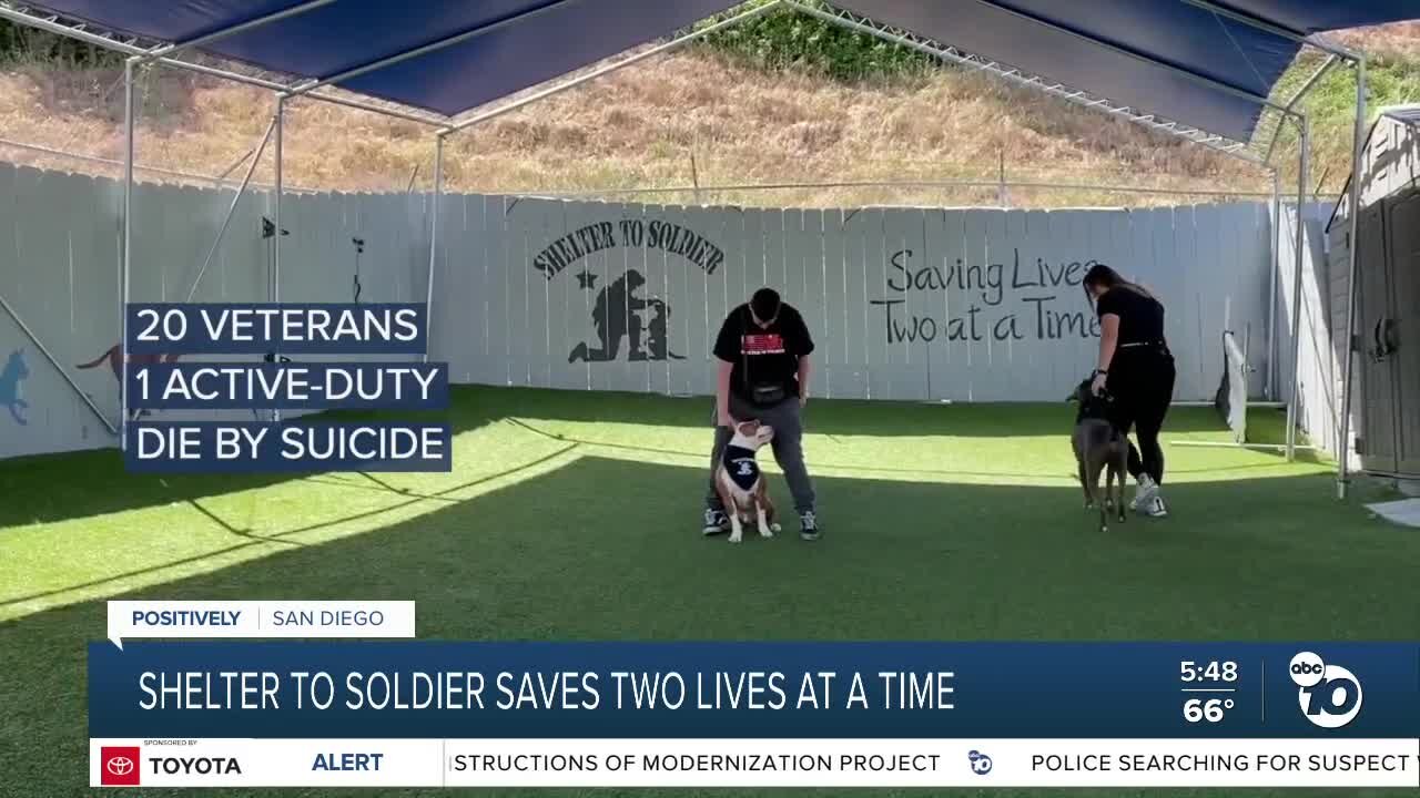 Shelter to Solider aims to 'save lives two at a time'