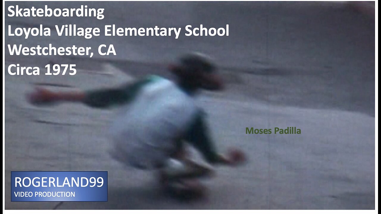 Skateboarding Loyola Village, Westchester, California, Circa 1975