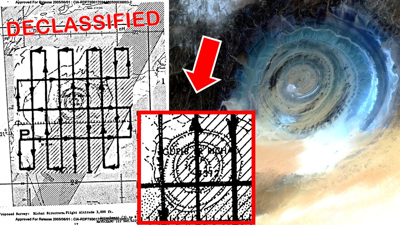 Secret Files on The Eye of The Sahara & The Lost Ancient City of Atlantis | Richat Structure Africa