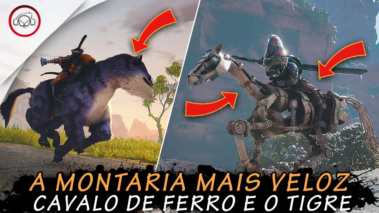 Biomutant, A monta mais rápida, LOCALIZAÇÃO do Cavalo de FERRO e o TIGRE | Super Dica PT-BR