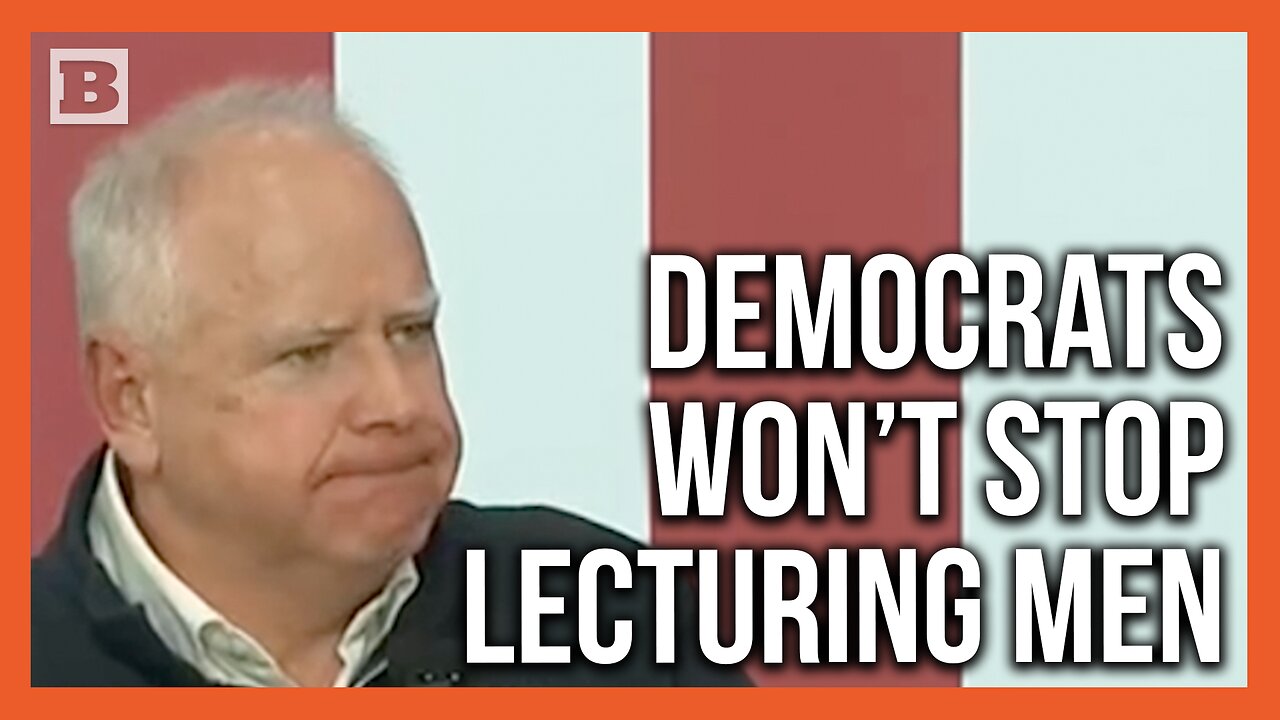 Democrat Desperation! Tim Walz Lectures Men on Why They Should Support Kamala Harris