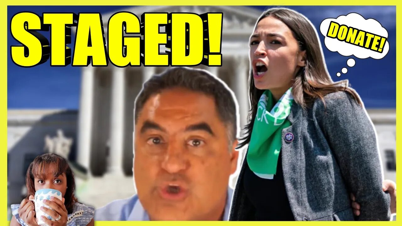 CENK UYGUR DEFENDS AOC STAGED ARREST (clip)