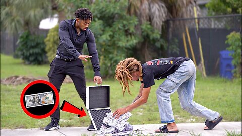 BUSINESSMAN DROPPING MONEY IN THE HOOD! | Social Experiment (Part 2)