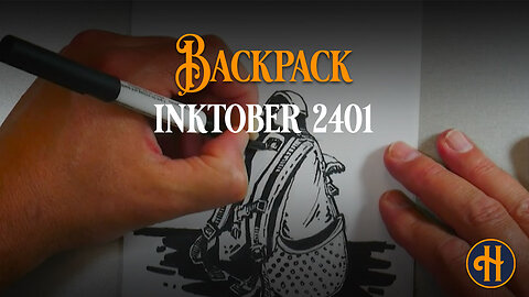 Backpack - Inktober 2024 Day 1