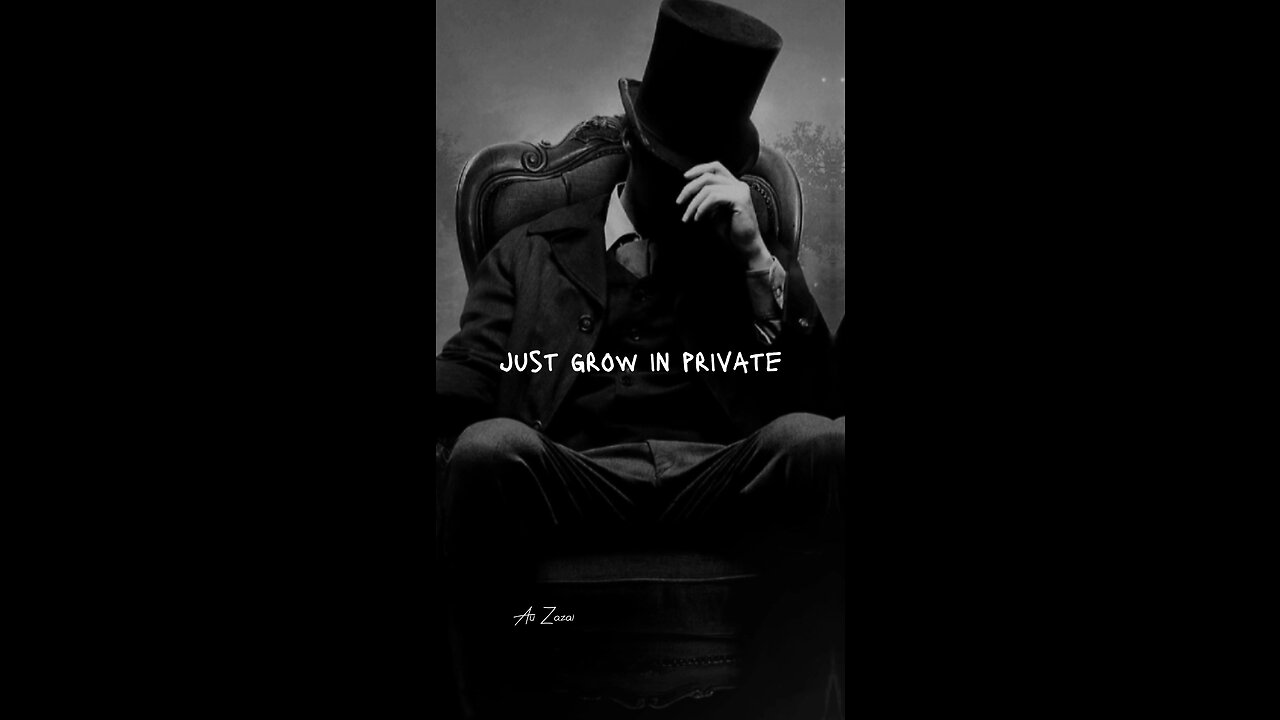 Sigmaš„. Just grow in private