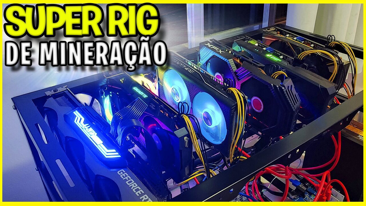 💴 TRANFORMAÇÃO DA MINI RIG DE MINERAÇÃO - Super RIG de mineração