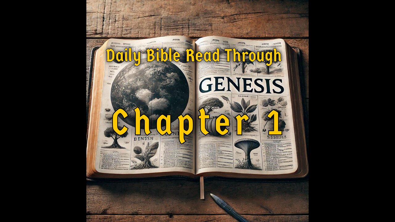 Genesis Ch 1. A chapter a day Bible read through.