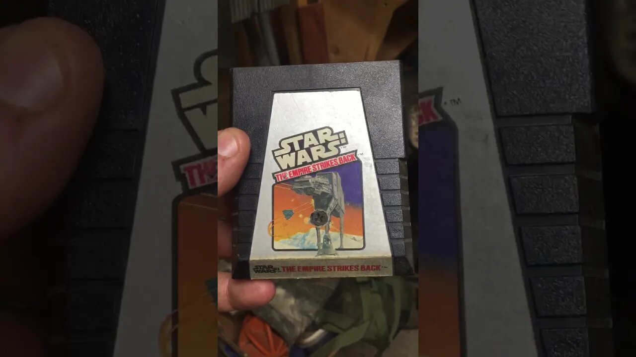 Atari 2600 Starwars The Empire Strikes Back Cartridge #Shorts