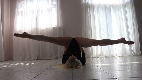 Yoga Art in Pantyhose