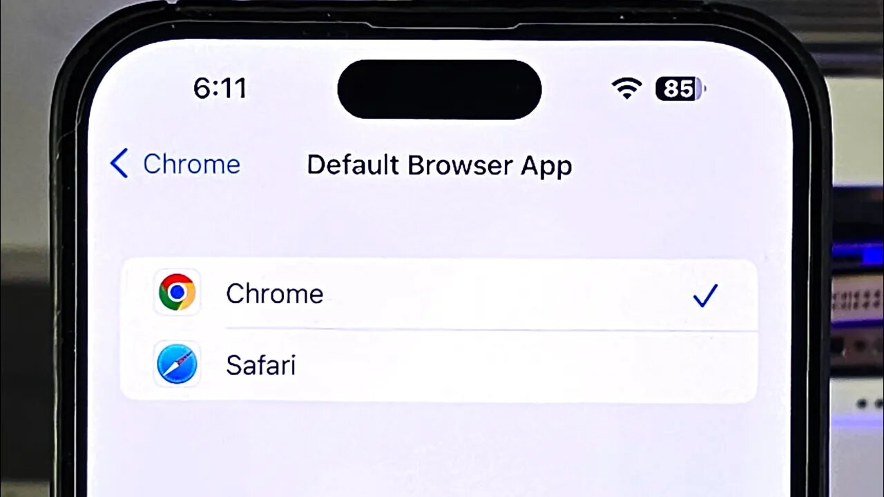 How To Change Default Browser on iPhone