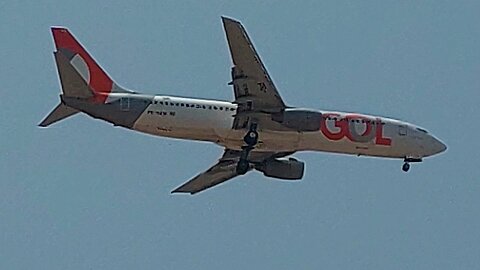 Boeing 737-800 PR-GZW coming from Guarulhos to Fortaleza