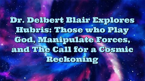 Dr Delbert Blair: The Delusion of False Gods