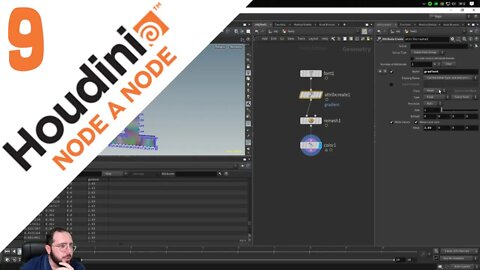 HOUDINI NODE A NODE - AULA 9: COLOR/MIRROR/SWITCH/FONT - Tutorial Houdini em Português