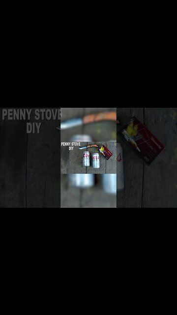DIY Penny Stove #Shorts