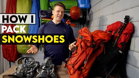 How to Attach Snowshoes to a Backpack