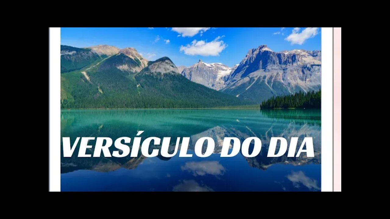 VERSÍCULO DO DIA 11/04/2022