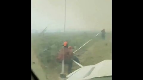 Firefighters vs Fire Tornado