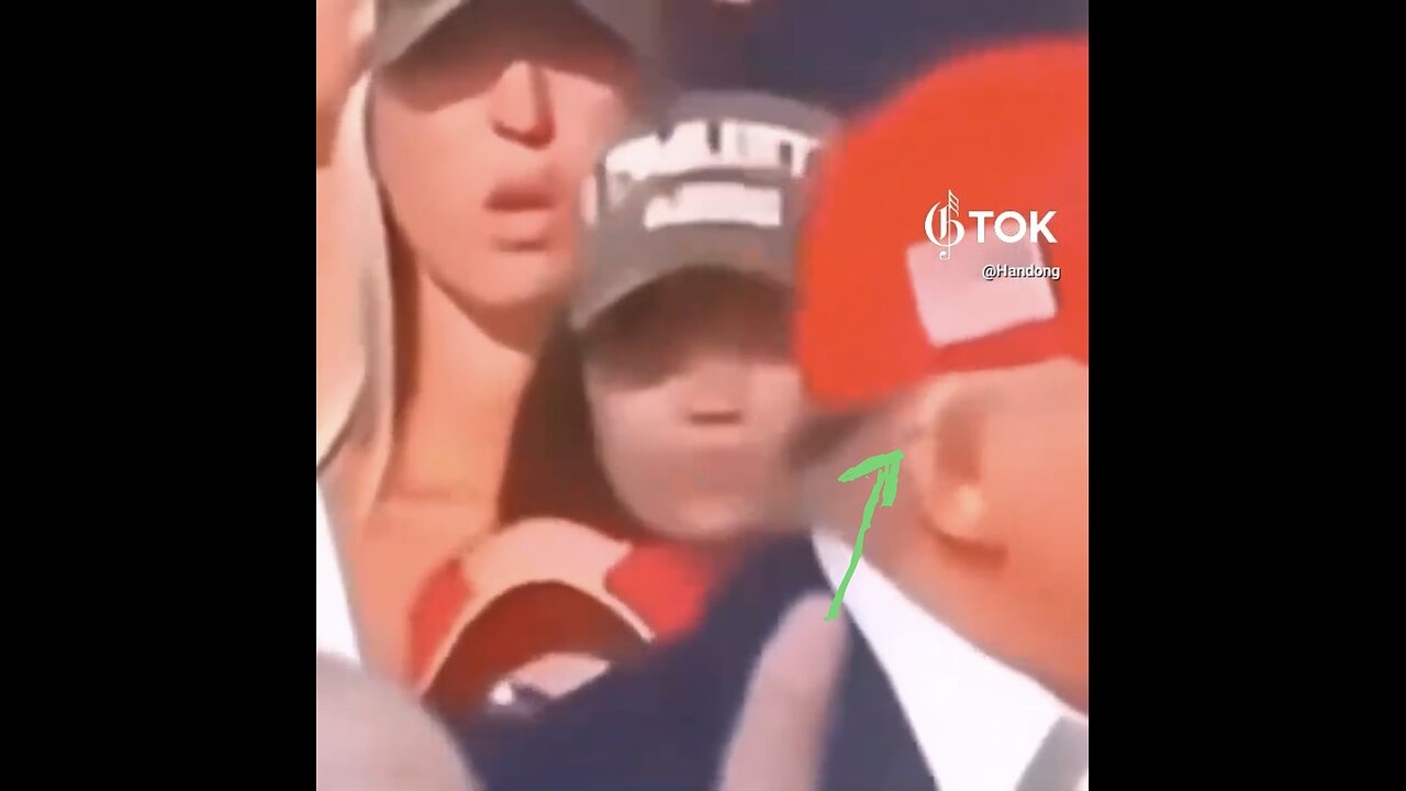 VIDEO CLIP SHOWS SNIPER BULLET🎙️👂🏚️🥷PIERCE PRESIDENT TRUMP RIGHT EAR 👂🏚️🥷💫