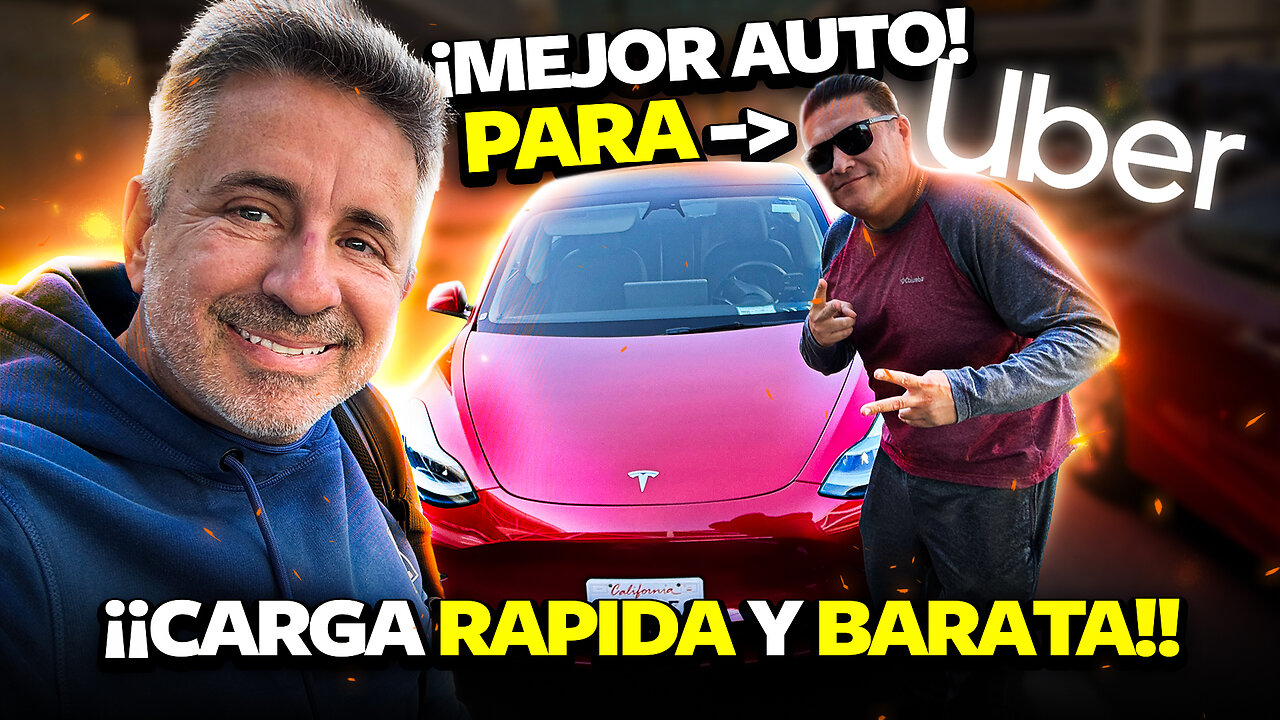 "¡Tesla MEJOR AUTO PARA UBER! ¡CARGA RAPIDA Y BARATA!"