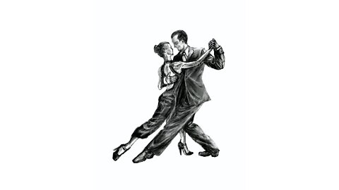 Argentine Tango time-lapse art (No. 354)