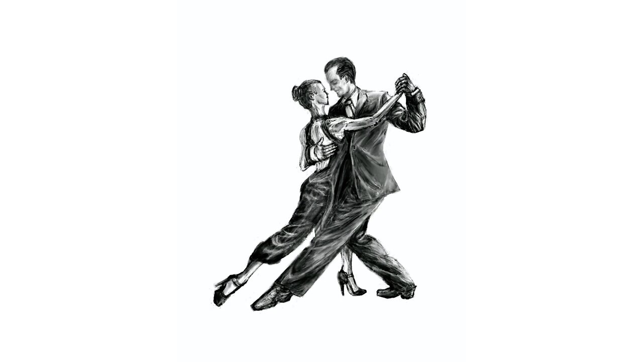 Argentine Tango time-lapse art (No. 354)