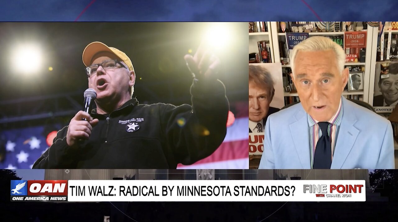 Roger Stone Brands Tim Walz as "Anti-Police" | OAN