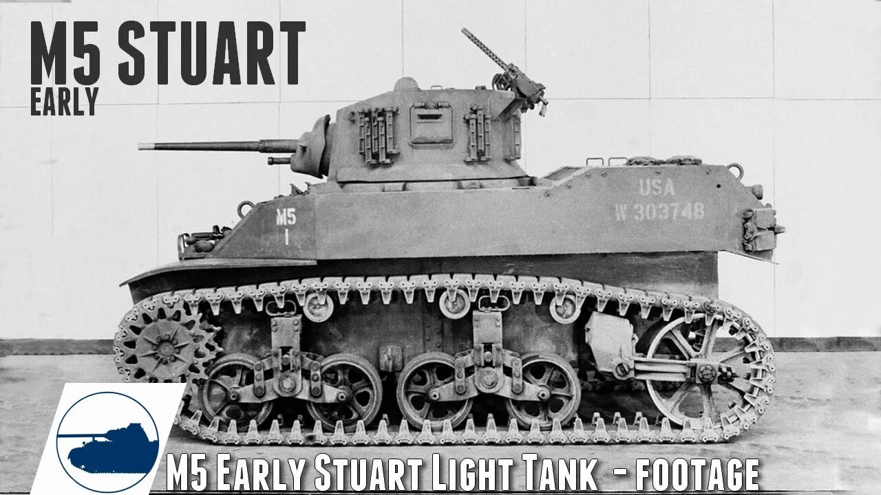 WW2 M5 Stuart Light Tank Training footage.