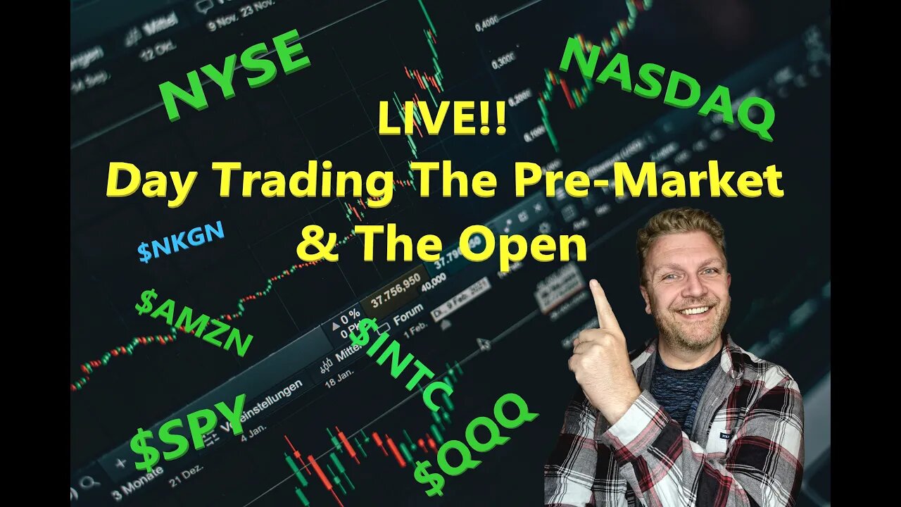 LIVE DAY TRADING | Trading Premarket and the Open | NYSE - NASDAQ |